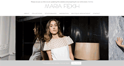 Desktop Screenshot of mariafekih.com